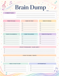 Brain Dump — Rainbow Music (Full Page)